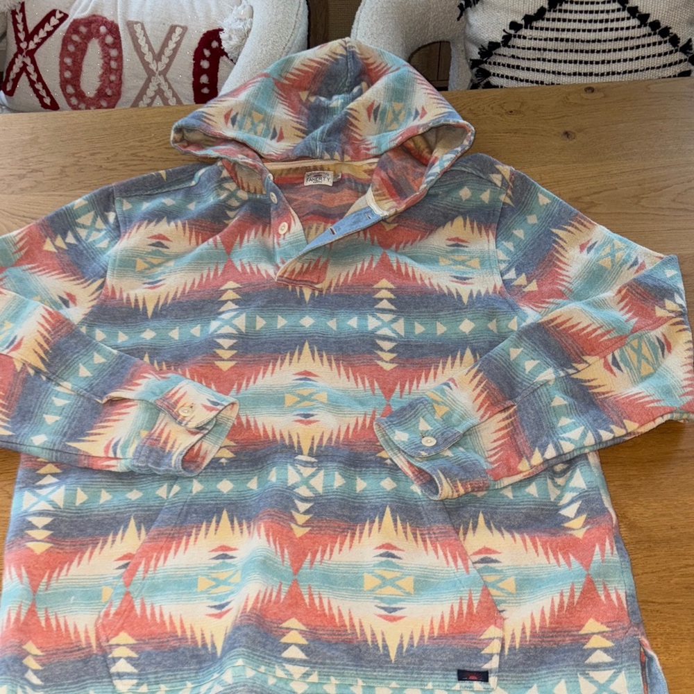 Faherty Multicolor Hooded Jacket